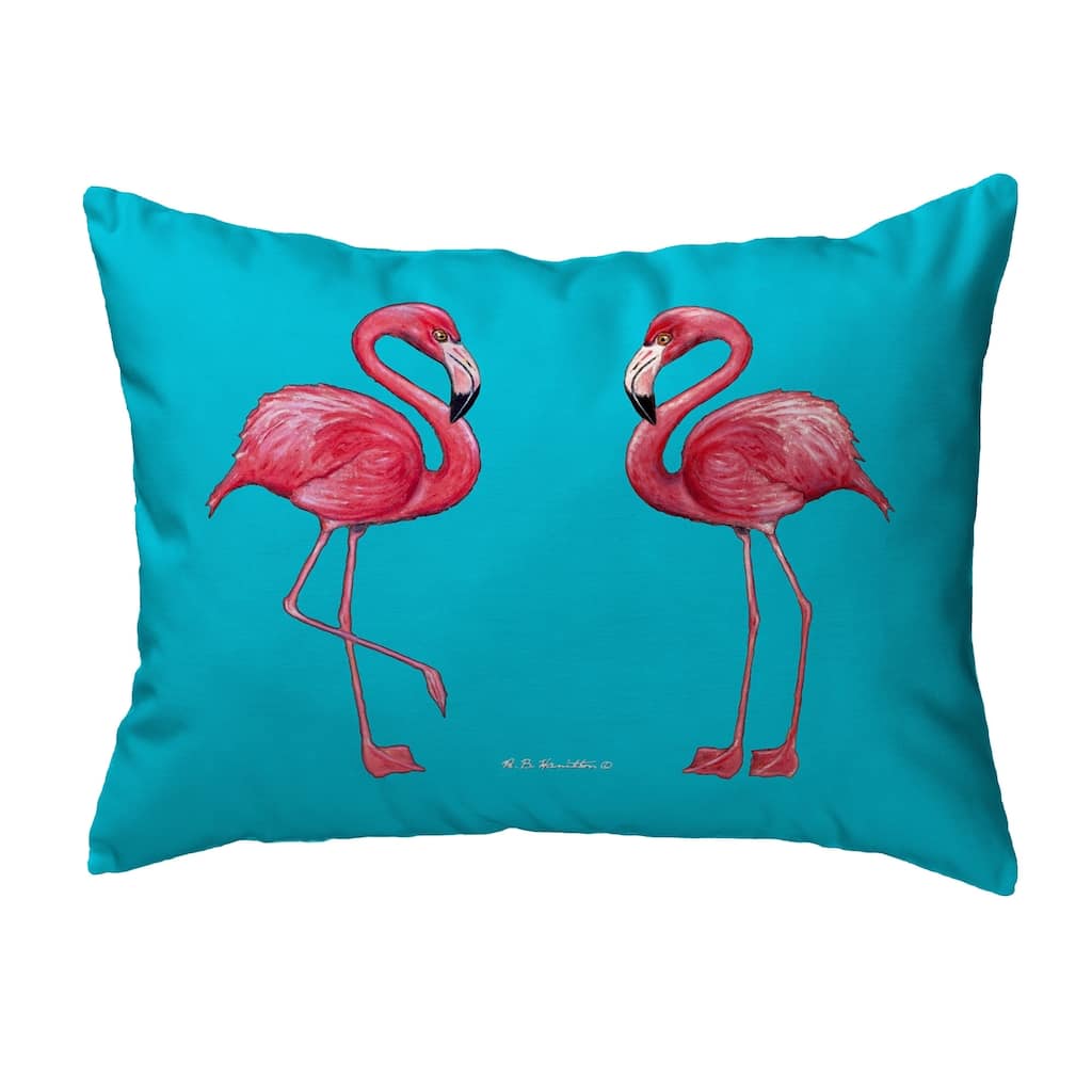 Flamingo Tiled Noncorded Pillow 11x14