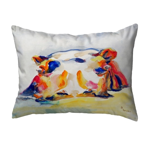 Hippo Small No-Cord Pillow 11x14