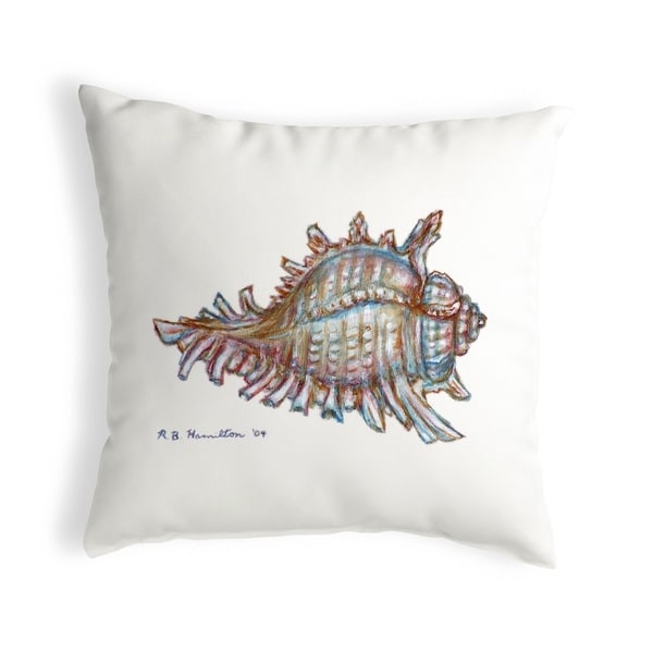 Conch Small No-Cord Pillow 12x12