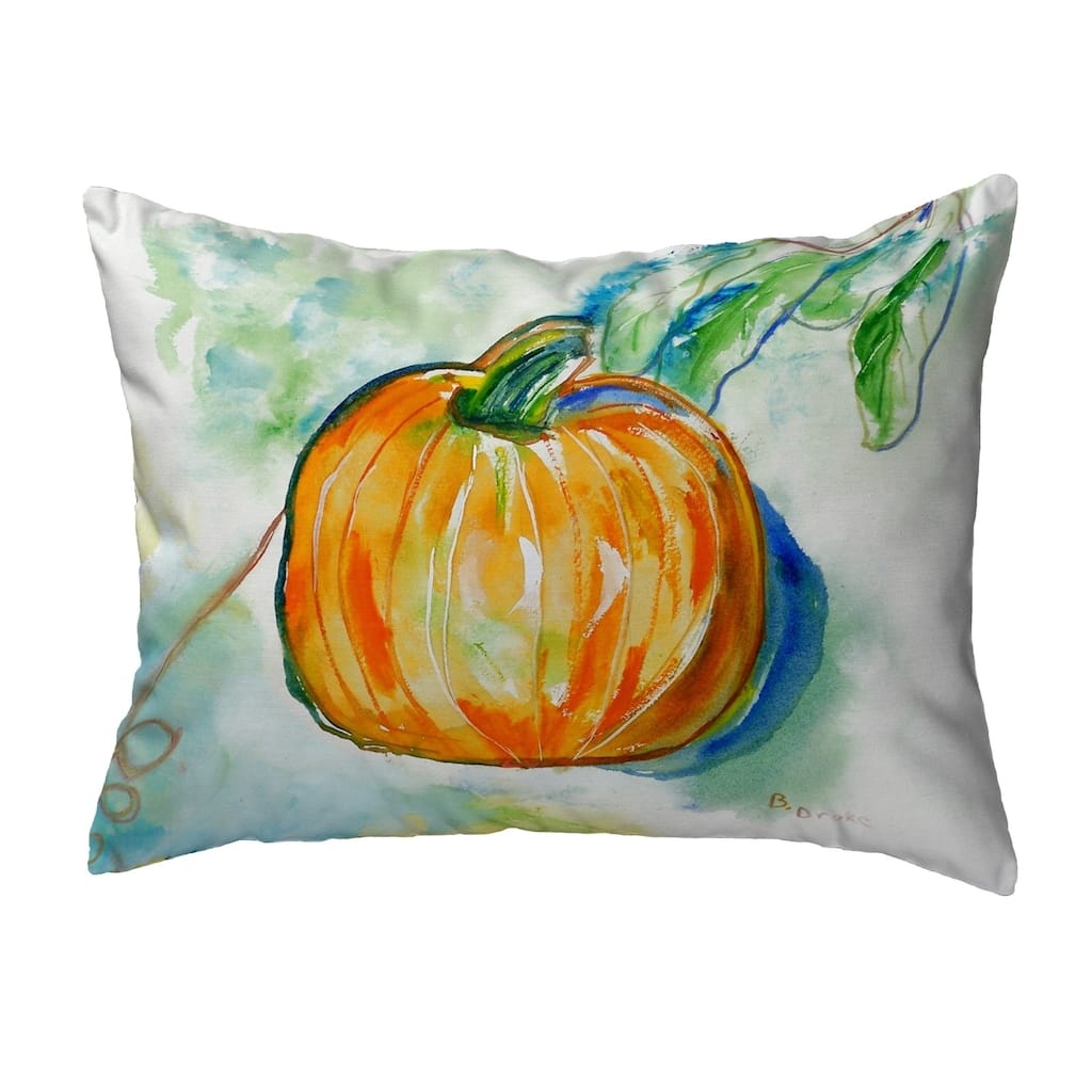 Pumpkin Small No-Cord Pillow 11x14