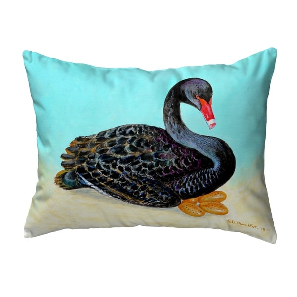 Black Swan Noncorded Pillow 11x14