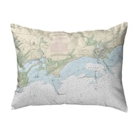 Clinton Harbor to Westbrook Harbor, CT Nautical Map Noncorded Pillow ...