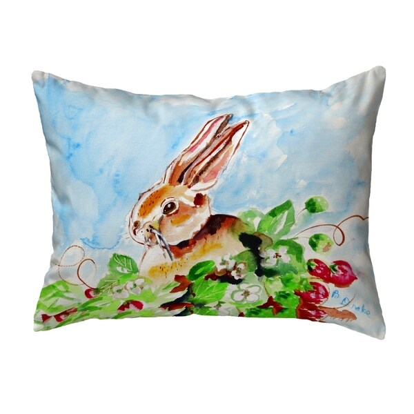 Jack Rabbit Left Small No-Cord Pillow 11x14