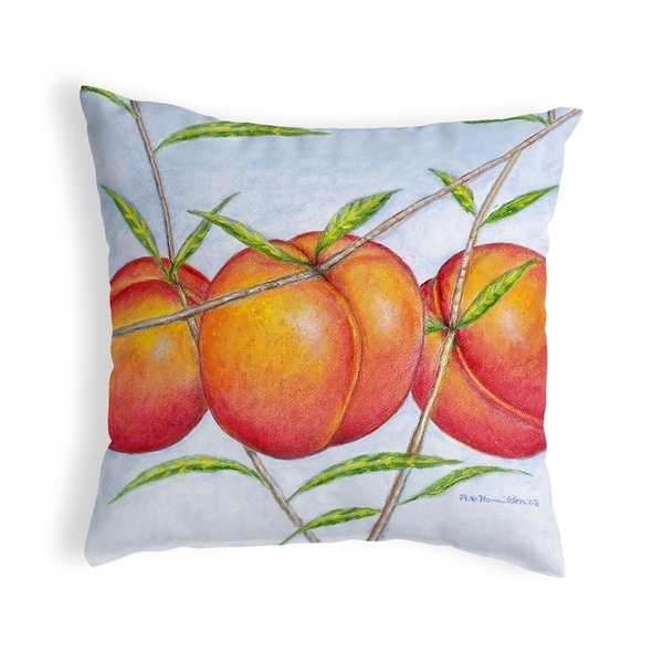Peaches Noncorded Pillow 12x12
