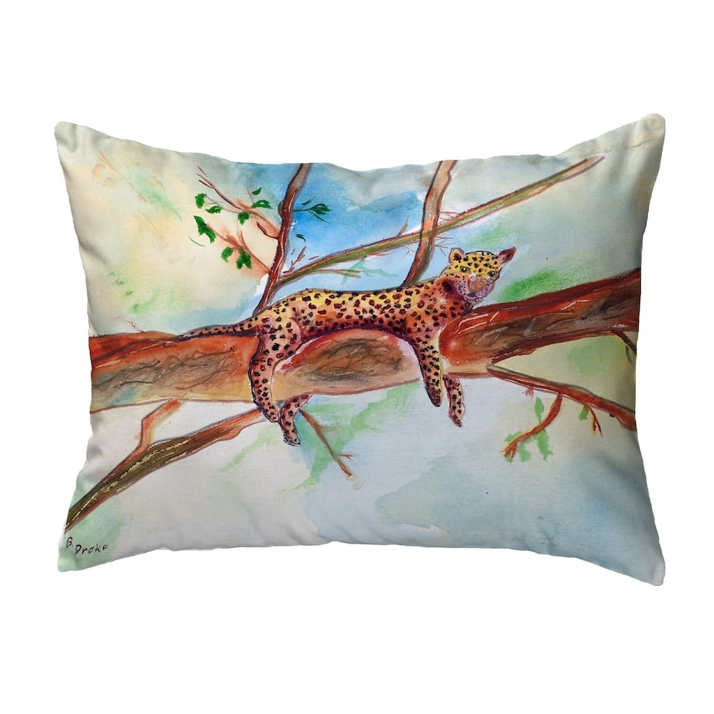 Leopard Small No-Cord Pillow 11x14