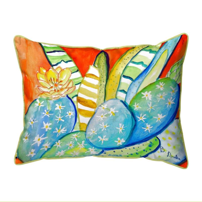Cactus III Extra Large Zippered Pillow 20x24
