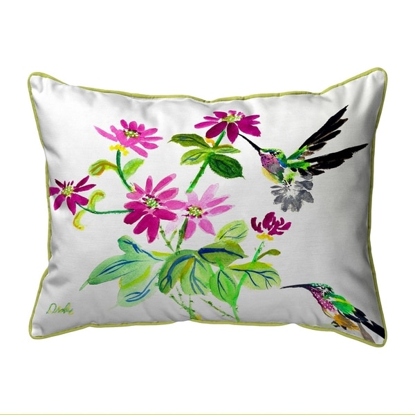 Ruby Throat Extra Large Zippered Pillow 20x24