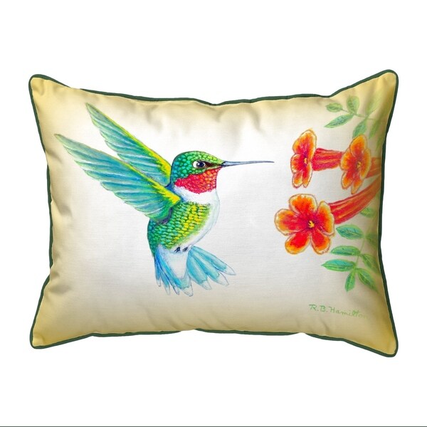 Dick's Hummingbird Small Pillow 11x14