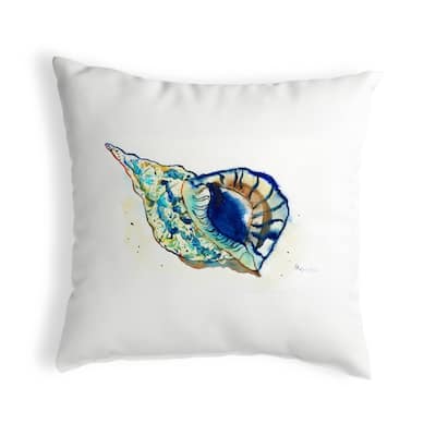 Betsy's Shell Small No-Cord Pillow 12x12