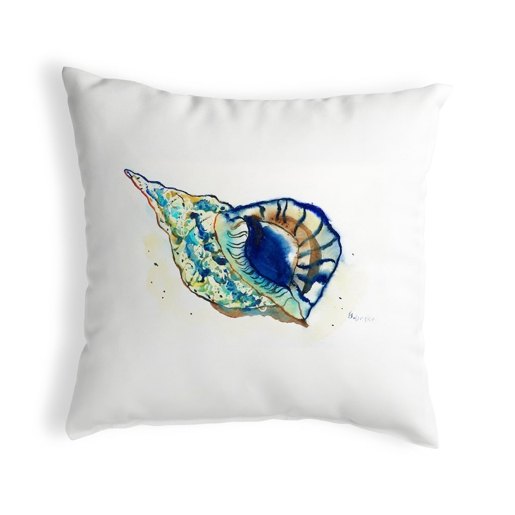 Betsy's Shell Small No-Cord Pillow 12x12