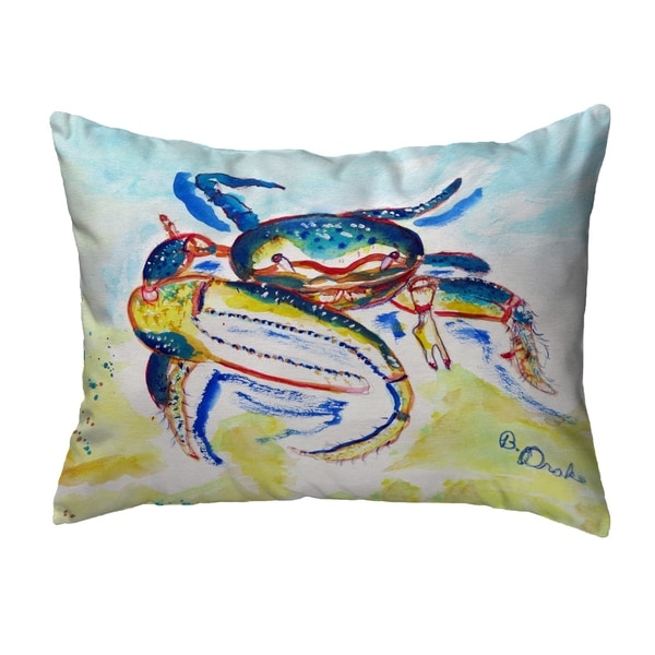 Colorful Fiddler Crab Noncorded Pillow 16x20