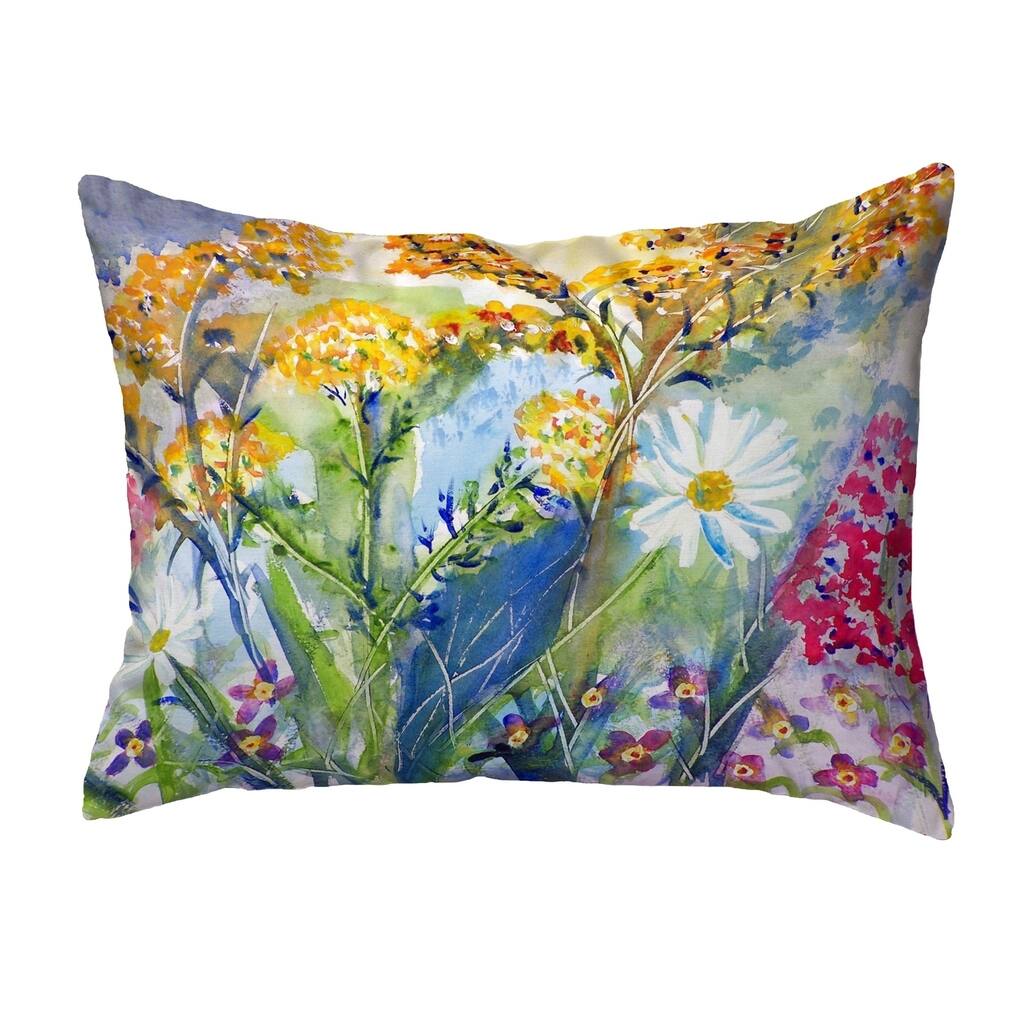Wild Flower Small No-Cord Pillow 11x14