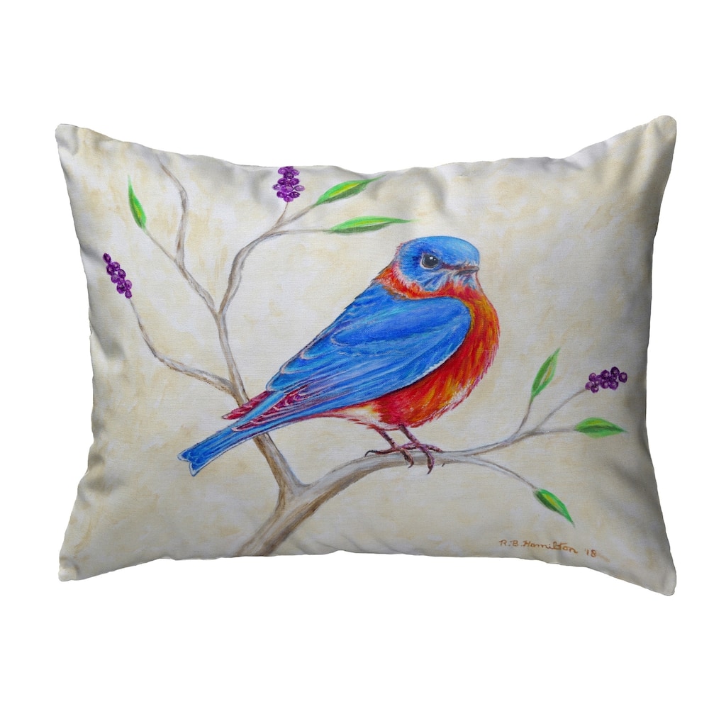 Dick's Blue Bird Noncorded Pillow 16x20