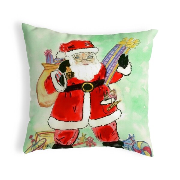 Santa Small No-Cord Pillow 12x12