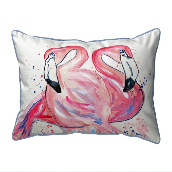 Betsy's Flamingos Extra Large Pillow 20x24