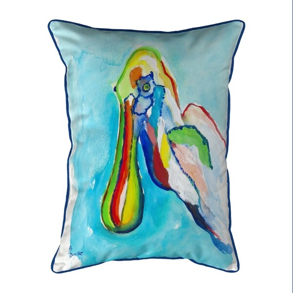 Spoonbill Head Extra Large Pillow 20x24