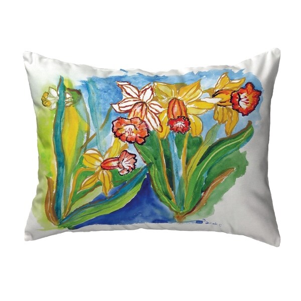 Daffodils Small No-Cord Pillow 11x14