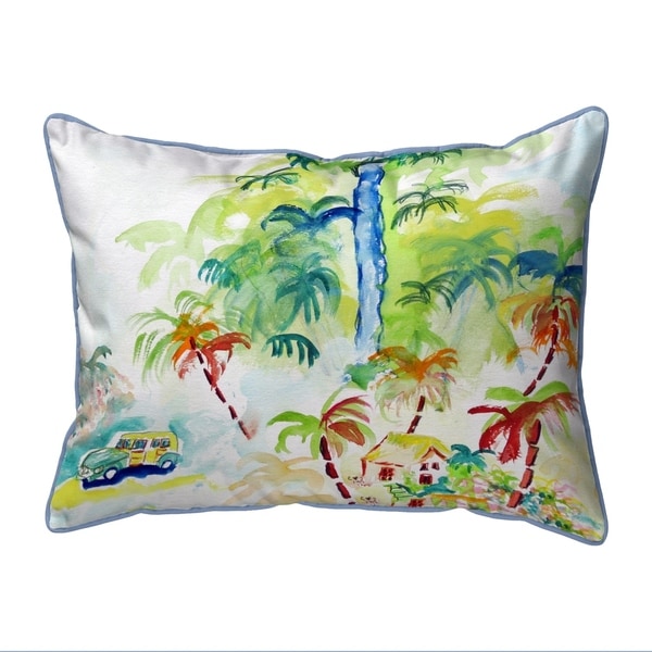Colorful Palms Extra Large Pillow 20x24