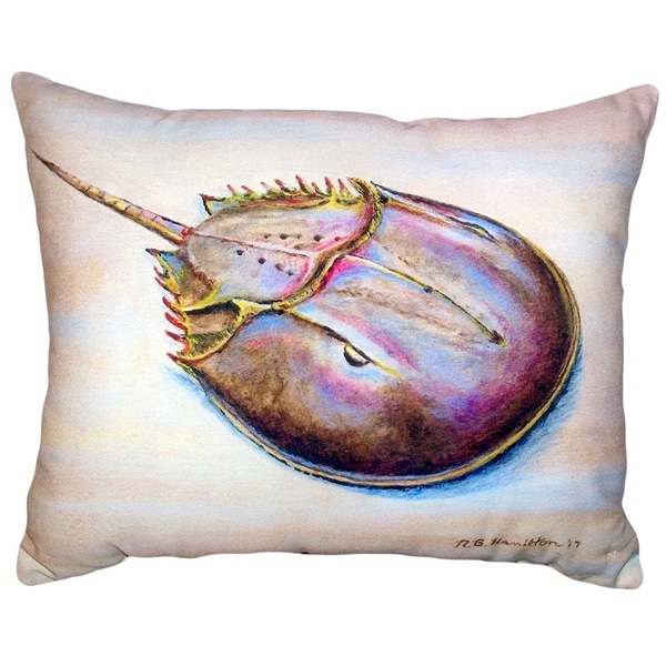 Horseshoe Crab No Cord Pillow 16x20
