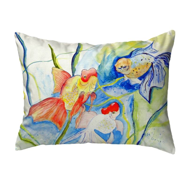 Fantails Small No-Cord Pillow 11x14
