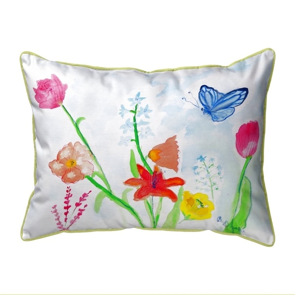 Pastel Garden Small Pillow 11x14