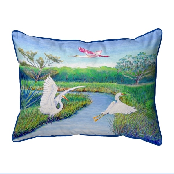 Marsh Wings Extra Large Zippered Pillow 20x24
