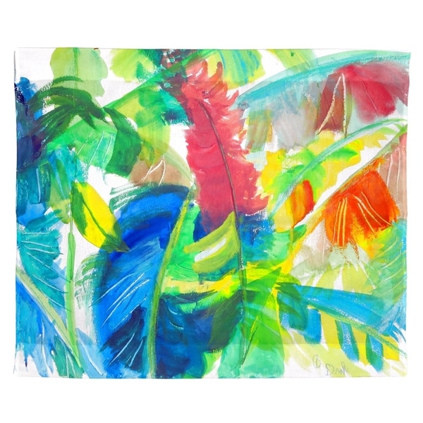 Abstract Palms Outdoor Wall Hanging 24x30