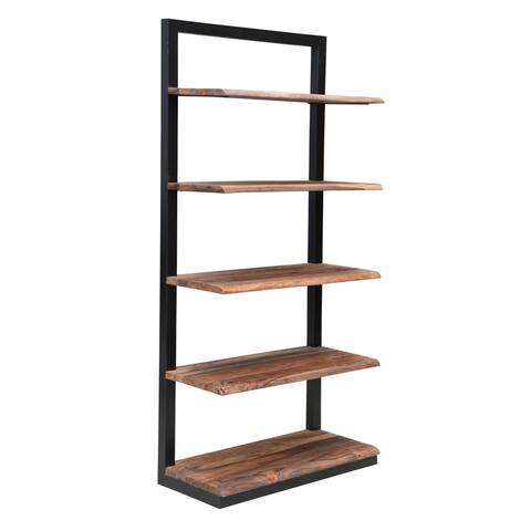 Somette Brownstone Nut Brown Bookcase
