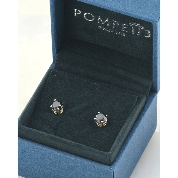 pompeii3 black diamond earrings