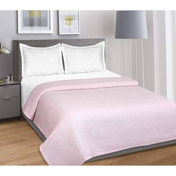 Full Size White Elaine Karen Deluxe 100% Soft Cotton Thermal Waffle Weave Blanket Full Size White Elaine Karen Deluxe 100% Soft Cotton Thermal Waffle Weave Blanket