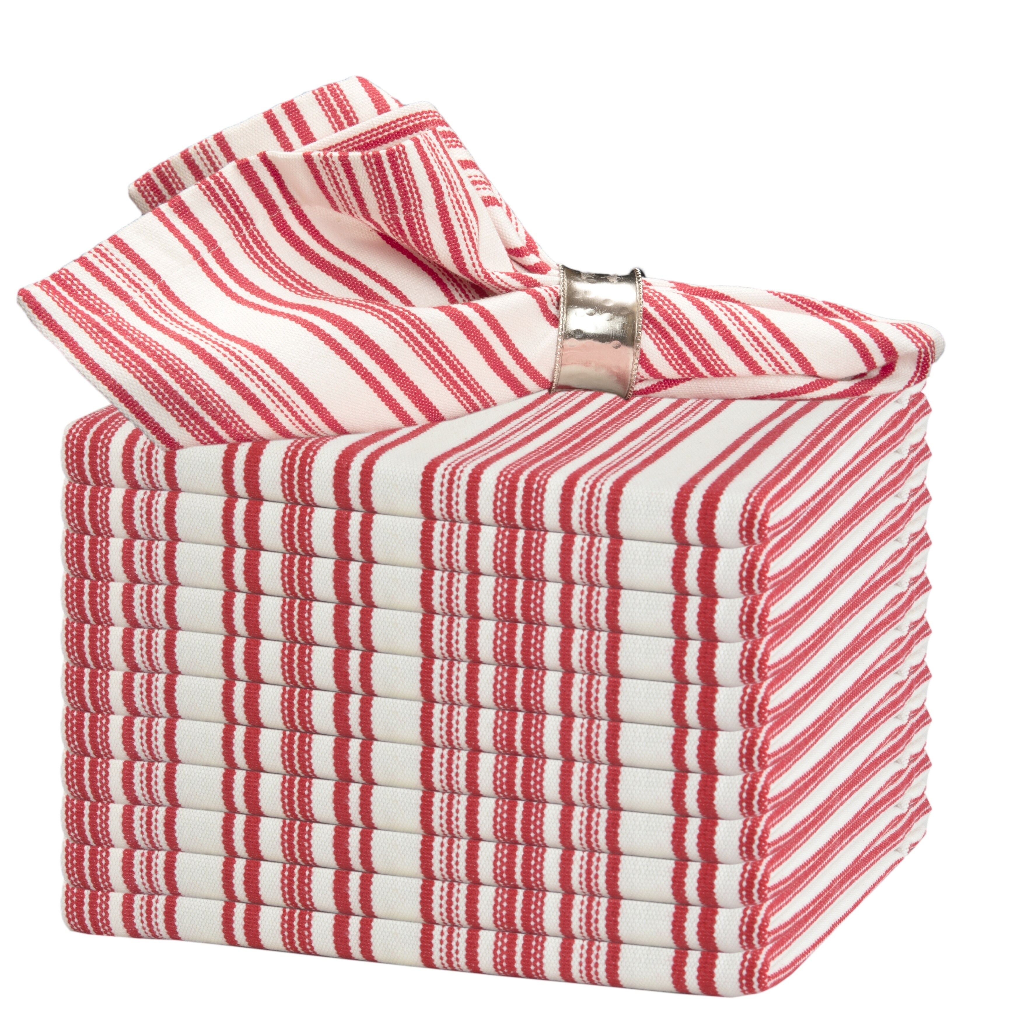 Glamburg Cotton Cloth Napkin Set of 12 ,Cotton 18x18 with Mitered Corners  and a Generous Hem, Cocktail, Wedding Dinner Napkins - Bed Bath & Beyond -  30425360