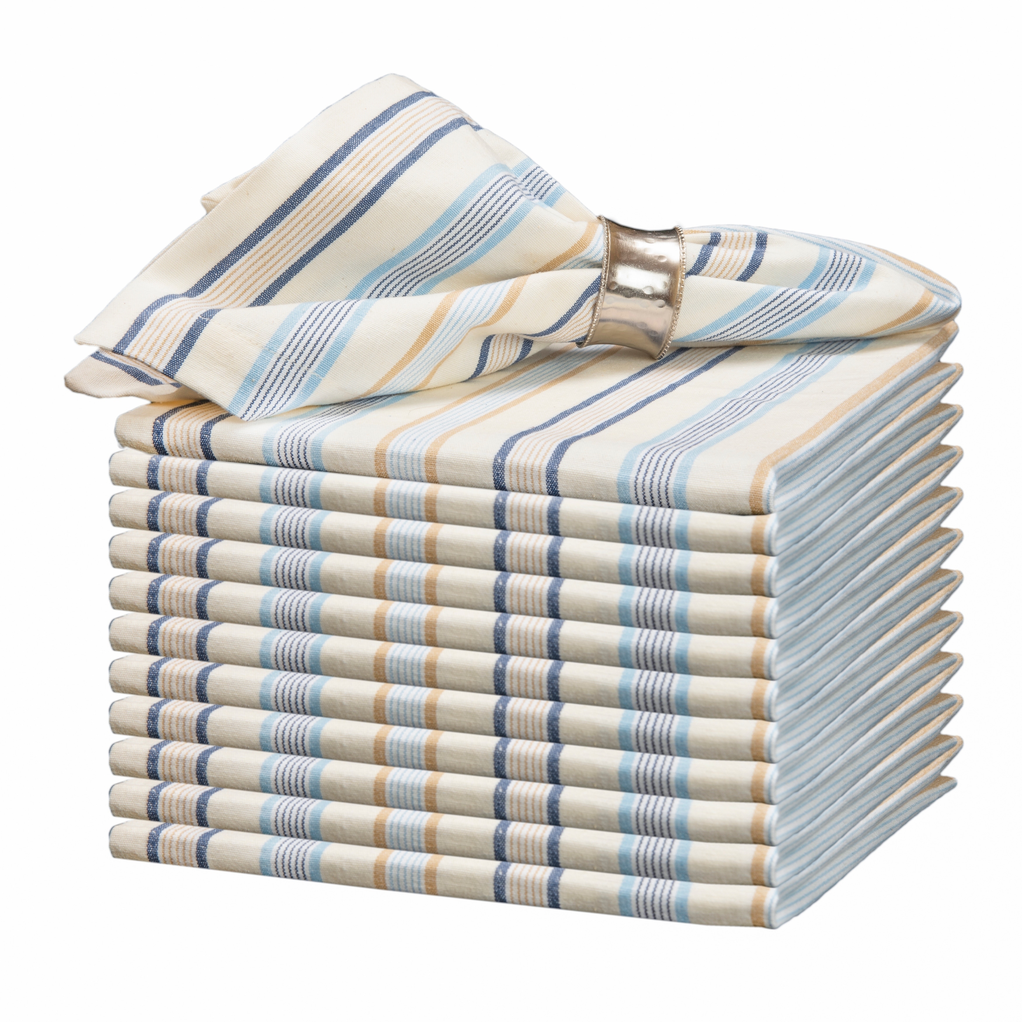 Glamburg Cotton Cloth Napkin Set of 12 ,Cotton 18x18 with Mitered Corners  and a Generous Hem, Cocktail, Wedding Dinner Napkins - Bed Bath & Beyond -  30425360