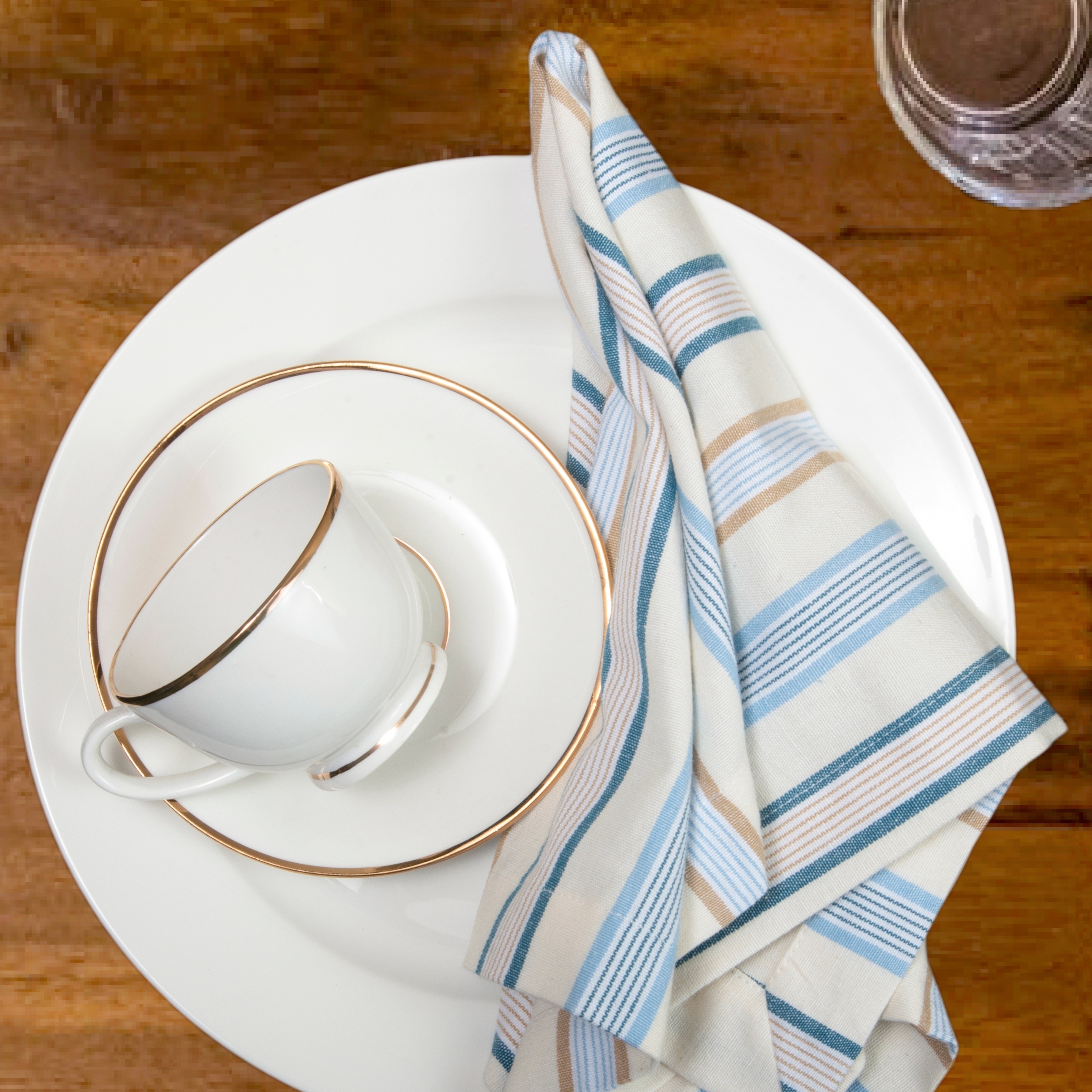 Glamburg Cotton Cloth Napkin Set of 12 ,Cotton 18x18 with Mitered Corners  and a Generous Hem, Cocktail, Wedding Dinner Napkins - Bed Bath & Beyond -  30425360