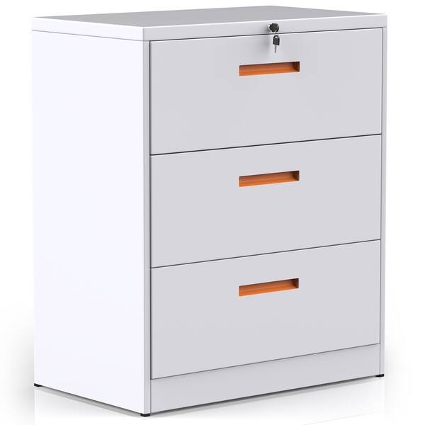 Shop Merax Lateral File Cabinet With Lock Locking Metal Lateral