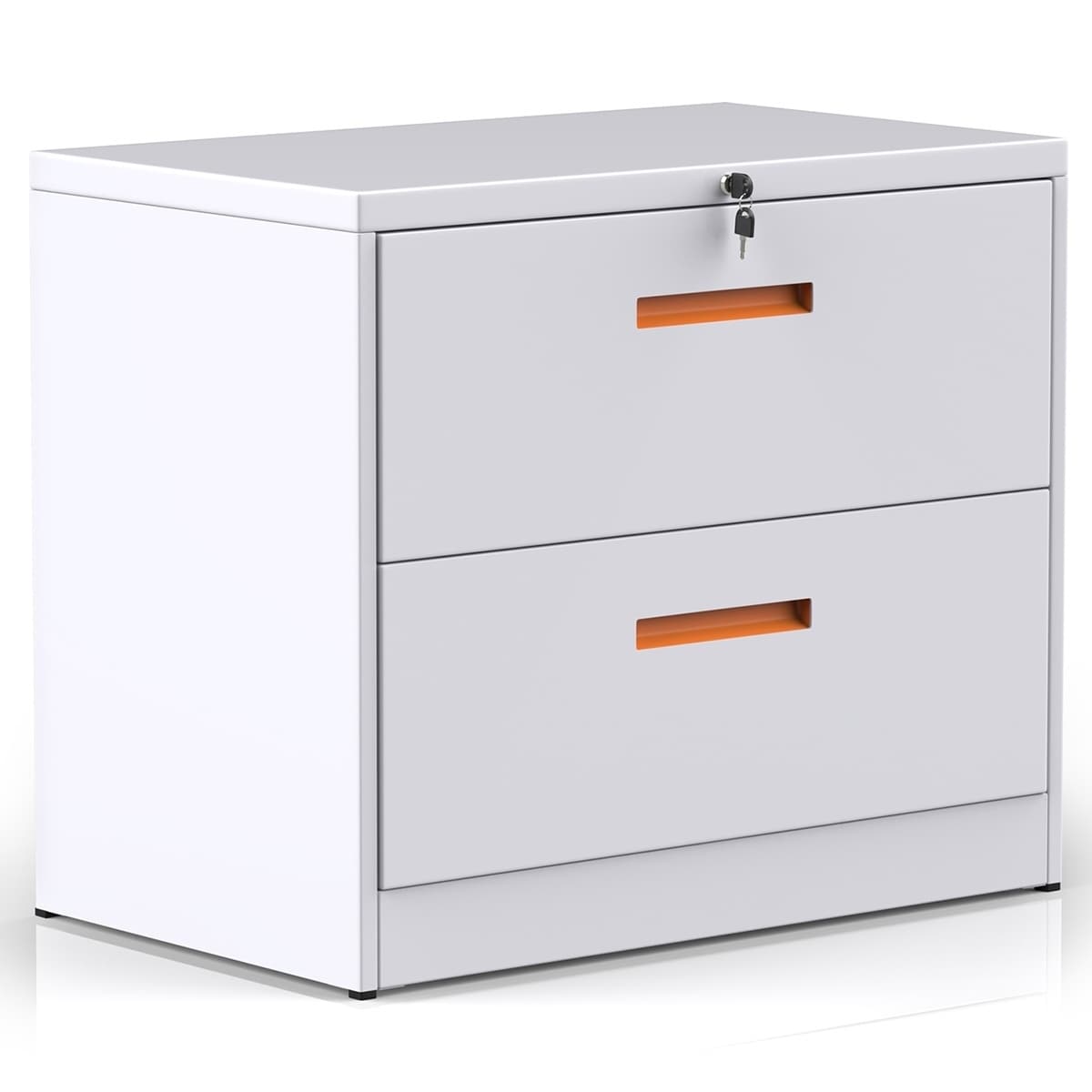 Shop Merax Lateral File Cabinet With Lock Locking Metal Lateral