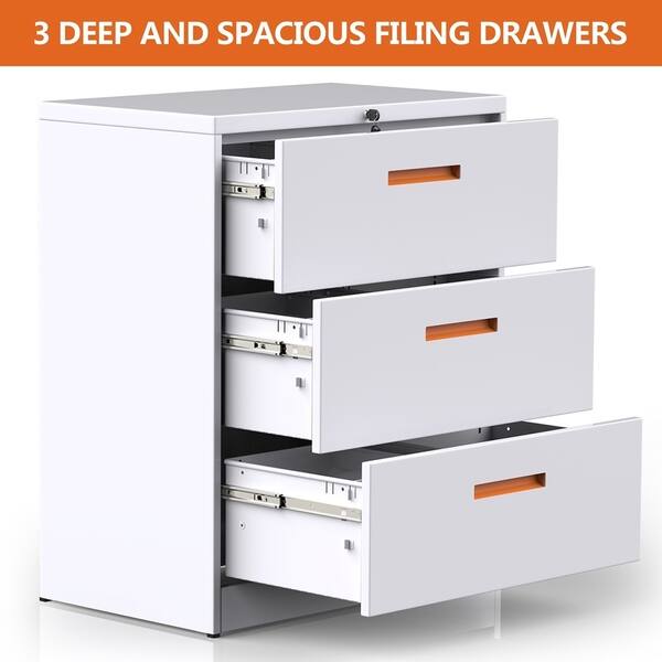 Shop Merax Lateral File Cabinet With Lock Locking Metal Lateral