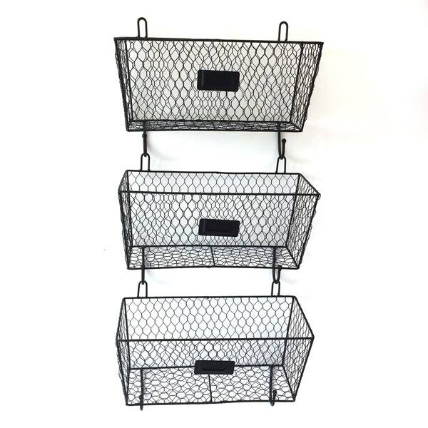 Shop Metal Wire Food Organizer Storage Bin Baskets For Kitchen