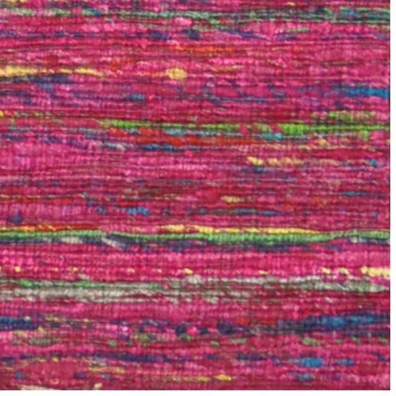 Chenille Flatweave Rug (India) - 1'3 x 2'