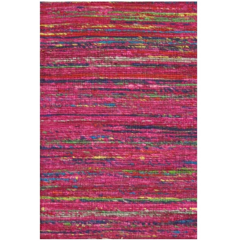 Chenille Flatweave Rug (India) - 1'3 x 2'