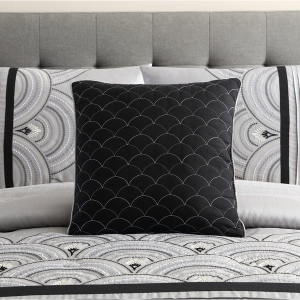 Shop Vcny Home Art Deco Metallic 7 Piece Comforter Set On Sale