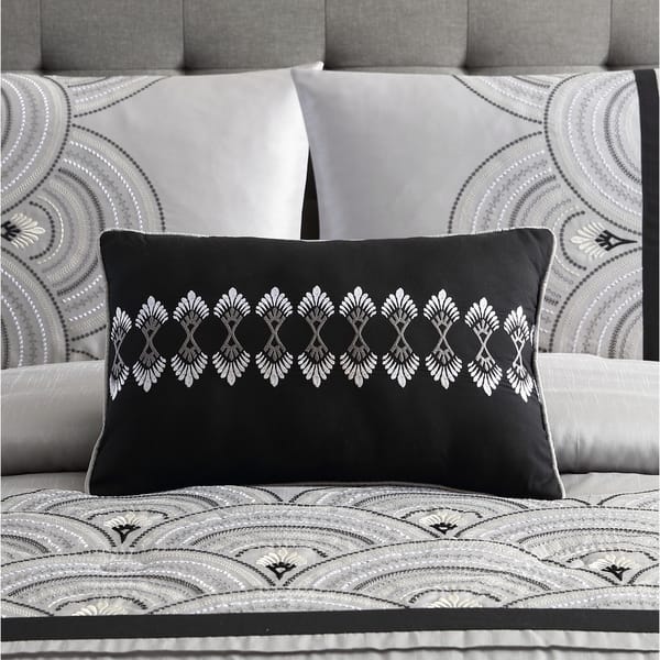 Shop Vcny Home Art Deco Metallic 7 Piece Comforter Set On Sale