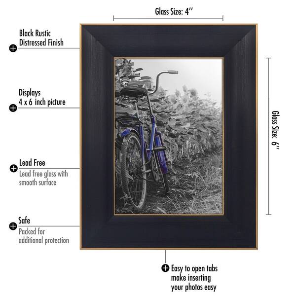 Americanflat 4x6 Picture Frame, Black, 2 Pack Bed Bath & Beyond