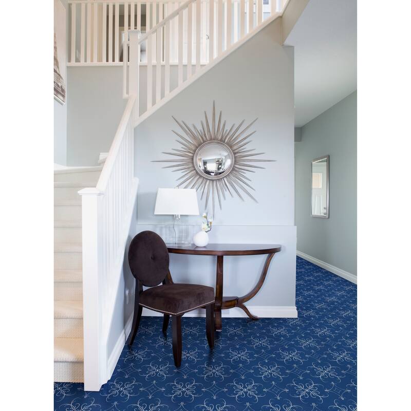 Retro 12x12 Self Adhesive Floor Tile-Navy Pearl-20 Tiles/20 sq ft
