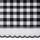 preview thumbnail 9 of 12, Buffalo Check Gathered Swag Window Curtain Pair - 72x63