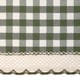 preview thumbnail 12 of 12, Buffalo Check Gathered Swag Window Curtain Pair - 72x63