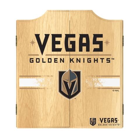 NHL Vegas Golden Knights Dart Board Cabinet Set