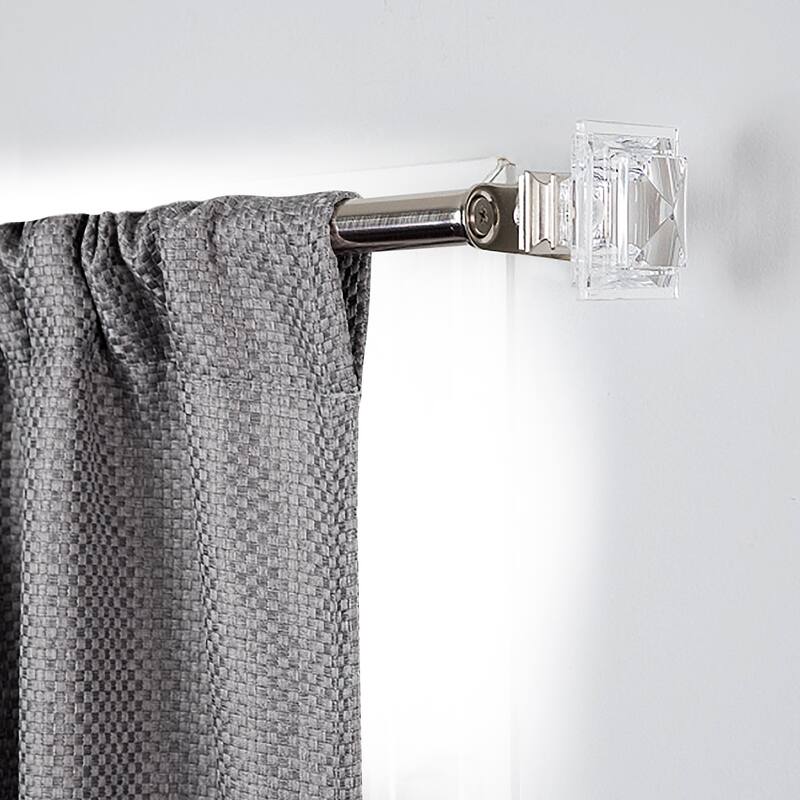 Innovative Decorative Room Darkening Wrap Around Rod & Finial - Brighton
