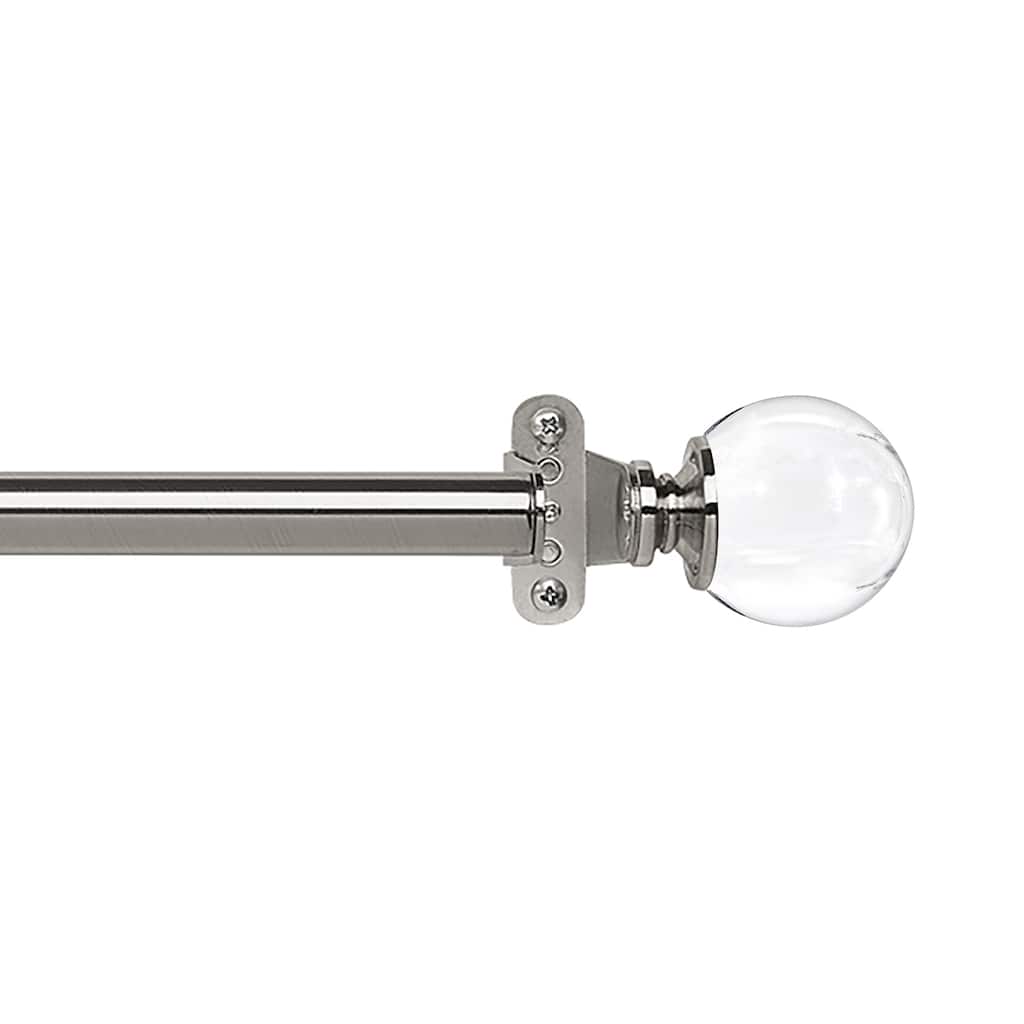 Innovative Decorative Room Darkening Wrap Around Rod & Finial - Jade