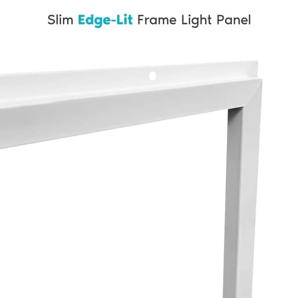 Shop Luxrite 2x2 Ft Slim Frame Led Edge Light 40w Dimmable 4000