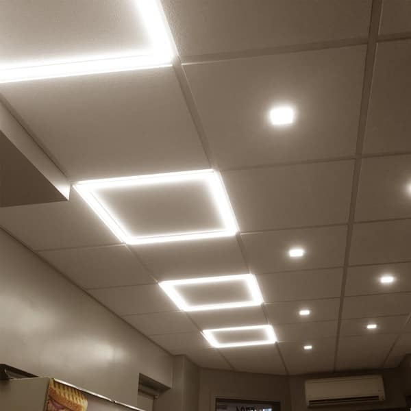 Shop Luxrite 2x2 Ft Slim Frame Led Edge Light 40w Dimmable